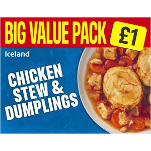 Iceland Chicken Stew & Dumplings 500g