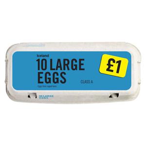 Iceland 10 Large Eggs