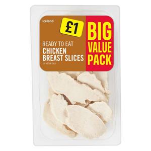 Iceland Cooked Chicken Breast Slices 115g