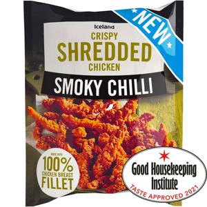 Iceland Smoky Chilli Crispy Shredded Chicken 450g