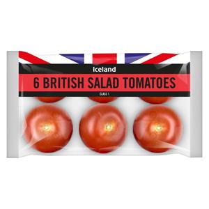 Iceland 6 British Salad Tomatoes