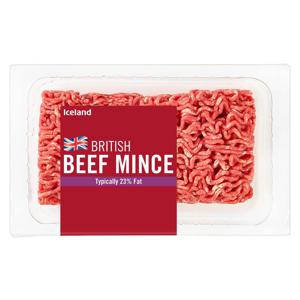 Iceland British Beef Mince 450g