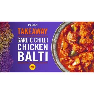 Iceland Garlic Chilli Chicken Balti 375g