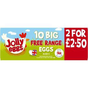 Jolly Eggs 10 Big Free Range Eggs