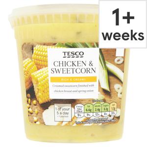 Tesco Chicken & Sweetcorn Soup 600G