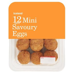 Iceland 12 Mini Savoury Eggs 216g