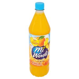 MiWadi Orange & Pineapple No Added Sugar 1L Single Concentrate