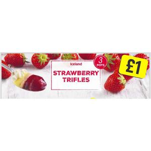 Iceland Strawberry Trifles 375g