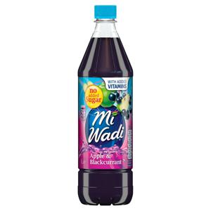 MiWadi Apple & Blackcurrant No Added Sugar - 1Ltr Single Concentrate