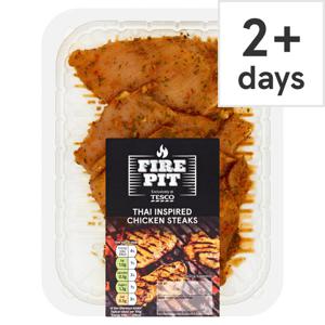 Tesco Fire Pit Thai Chicken Steaks 300G