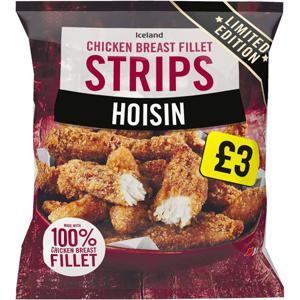 Iceland Hoisin Chicken Breast Fillet Strips 550g