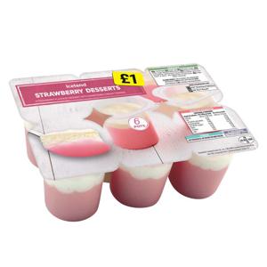 Iceland Strawberry Desserts 510g