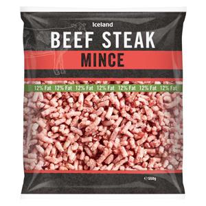 Iceland Beef Steak Mince 550g