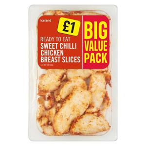 Iceland Sweet Chilli Chicken Breast Slices 115g