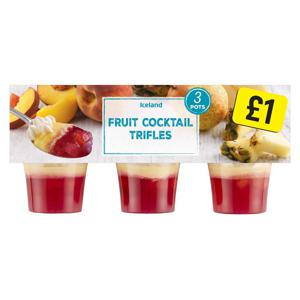 Iceland Fruit Cocktail Trifles 375g