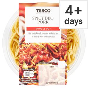 Tesco Snack Pot Spicy Bbq Pork Noodles 280G