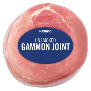 Iceland Unsmoked Gammon Joint 1kg