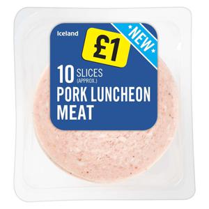 Iceland 10 Slices (approx.) Pork Luncheon Meat 140g