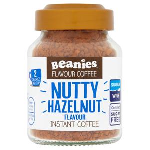 Beanies Nutty Hazelnut Flavour Instant Coffee 50g