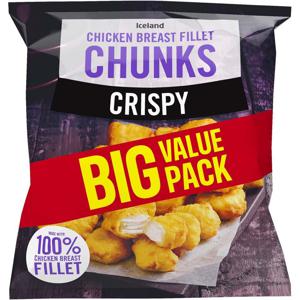 Iceland Crispy Chicken Breast Fillet Chunks 900g