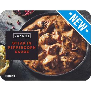 Iceland Steak in Peppercorn Sauce 350g