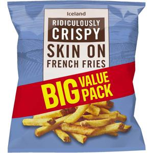 Iceland Ridiculously Crispy Skin On French Fries 2.45kg