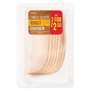 Iceland Finely Sliced Roast Chicken 100g