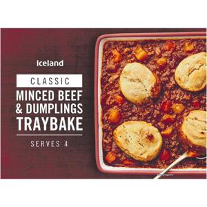 Iceland Minced Beef & Dumplings Traybake 1.2kg