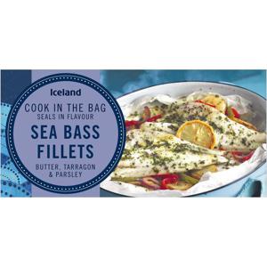 Iceland Butter, Tarragon & Parsley Sea Bass Fillets 310g