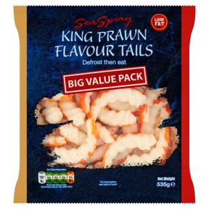 Sea Spray King Prawn Flavour Tails 535g