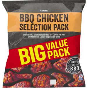 Iceland BBQ Chicken Selection Pack 1.65kg