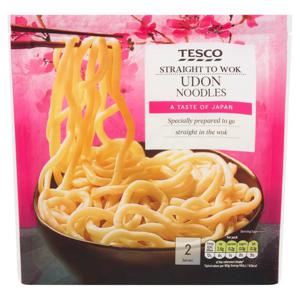 TESCO STRAIGHT TO WOK UDON Noodles 300G