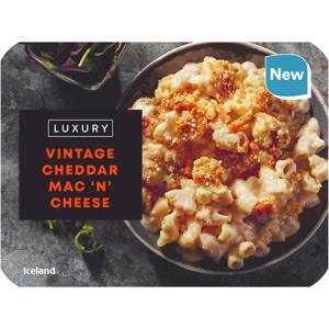 Iceland Luxury Vintage Cheddar Mac 'N' Cheese 450g