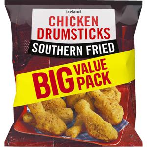 Iceland Southern Fried Chicken Drumsticks 1.5kg