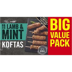 Iceland 11 Lamb & Mint Koftas 550g