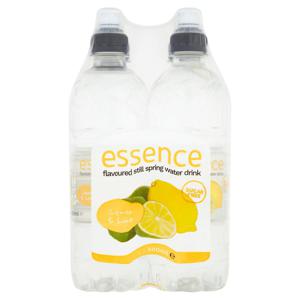 Essence Lemon & Lime Flavoured Still Spring Water Drink 4 x 500ml