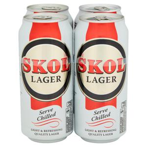 Skol Lager Beer 4x440ml