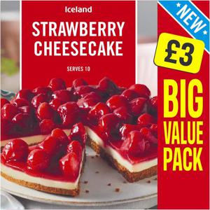 Iceland Strawberry Cheesecake 850g