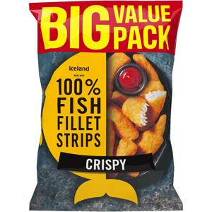 Iceland Made with 100% Fish Fillet Strips Crispy 800g