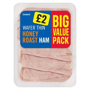 Iceland Wafer Thin Honey Roast Ham 400g