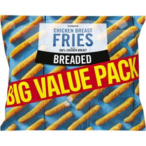 Iceland Breaded Chicken Breast Fries 1.25kg