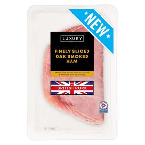 Iceland Luxury Finely Sliced Oak Smoked Ham 100g