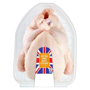 Iceland Class A Fresh British Small Whole Chicken without Giblets 1.2kg