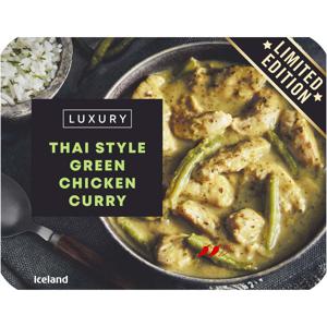 Iceland Luxury Thai Style Green Chicken Curry 400g