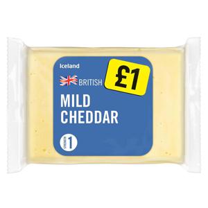 Iceland Mild Cheddar Cheese 180g