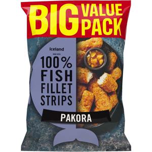 Iceland Made with 100% Fish Fillet Strips Pakora 800g