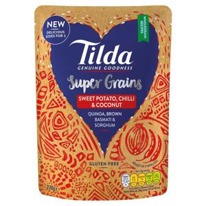 Tilda Super Grains Sweet Potato Coconut 220G