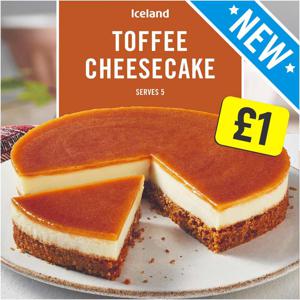 Iceland Toffee Cheesecake 400g