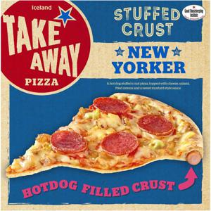 Iceland Hot Dog Stuffed Crust New Yorker Pizza 551g