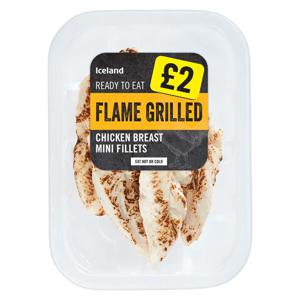 Iceland Flamed Grilled Chicken Breast Mini Fillets 170g